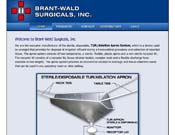 Brant Wald Surgicals: Graphic Design by Averra Media. Site maintained by client.