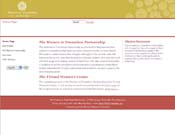 Nonprofit: Women In Transition Partnership: Graphic design by Media South, programming by Averra Media. Site maintained by client using Averra's Web Content Management Tool.